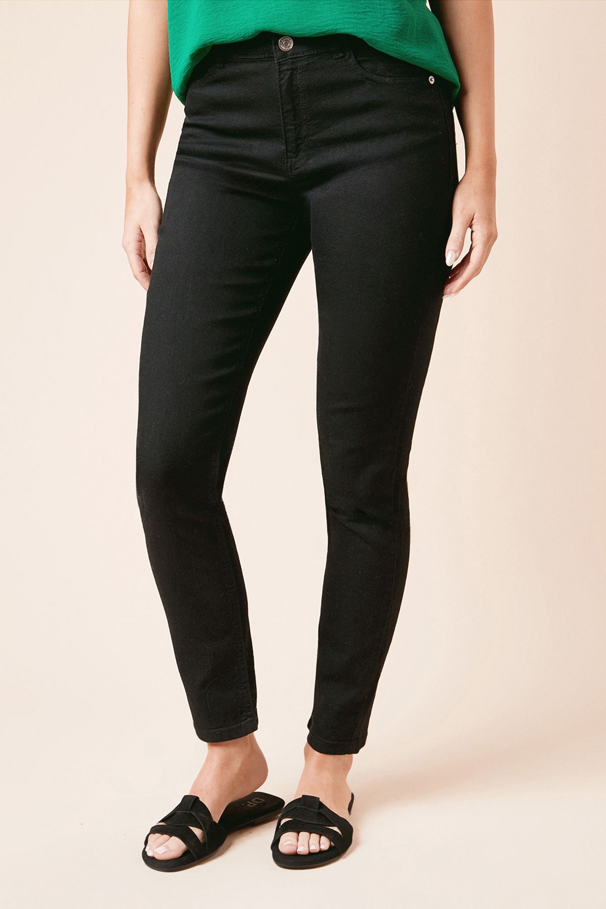 Dorothy Perkins Comfort Stretch Slim Jeans Black image 2