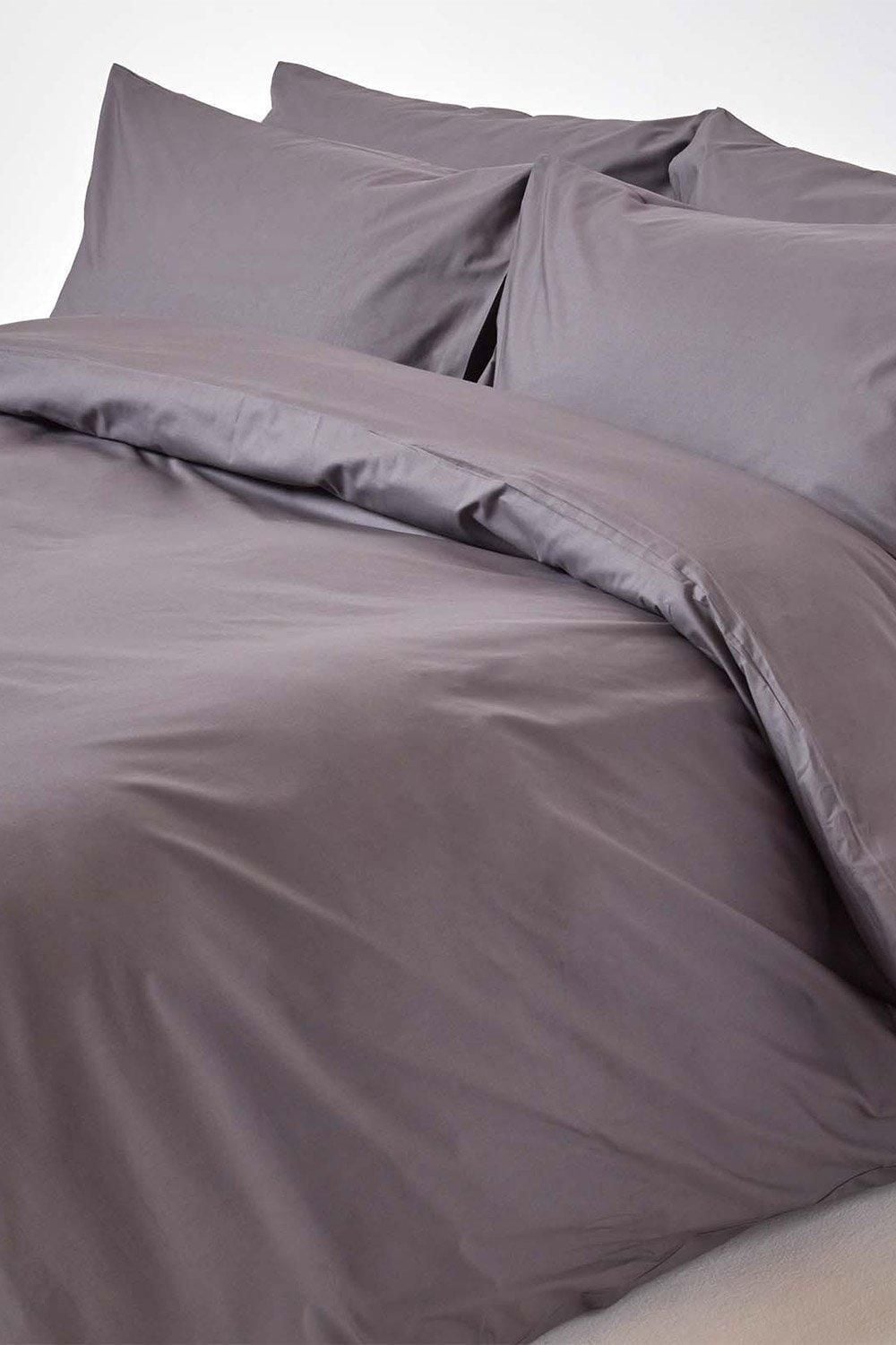 Homescapes Egyptian Cotton Duvet Cover with Pillowcase, 200 TC image 1