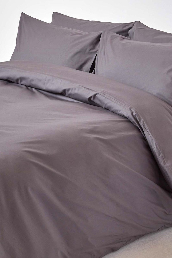 Homescapes Egyptian Cotton Duvet Cover with Pillowcase, 200 TC