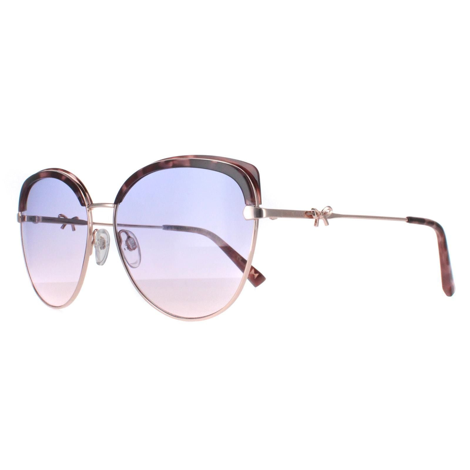 Ted Baker Cat Eye Rose Gold Tortoise Purple Pink Gradient TB1661 Tama image 2