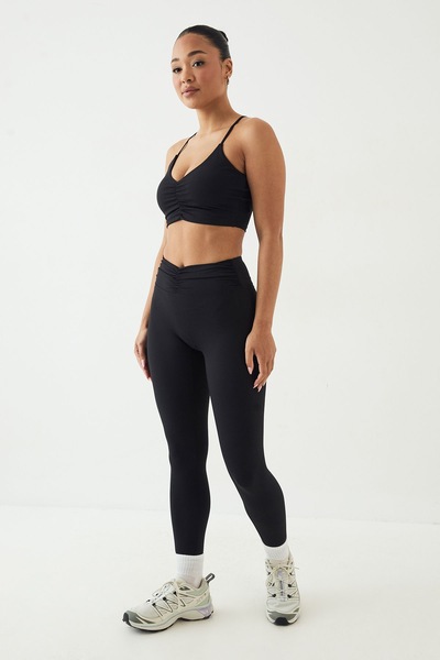 DSGN Studio DSGN Studio Ultra Sculpt Ruched Waist High Waist Legging Black