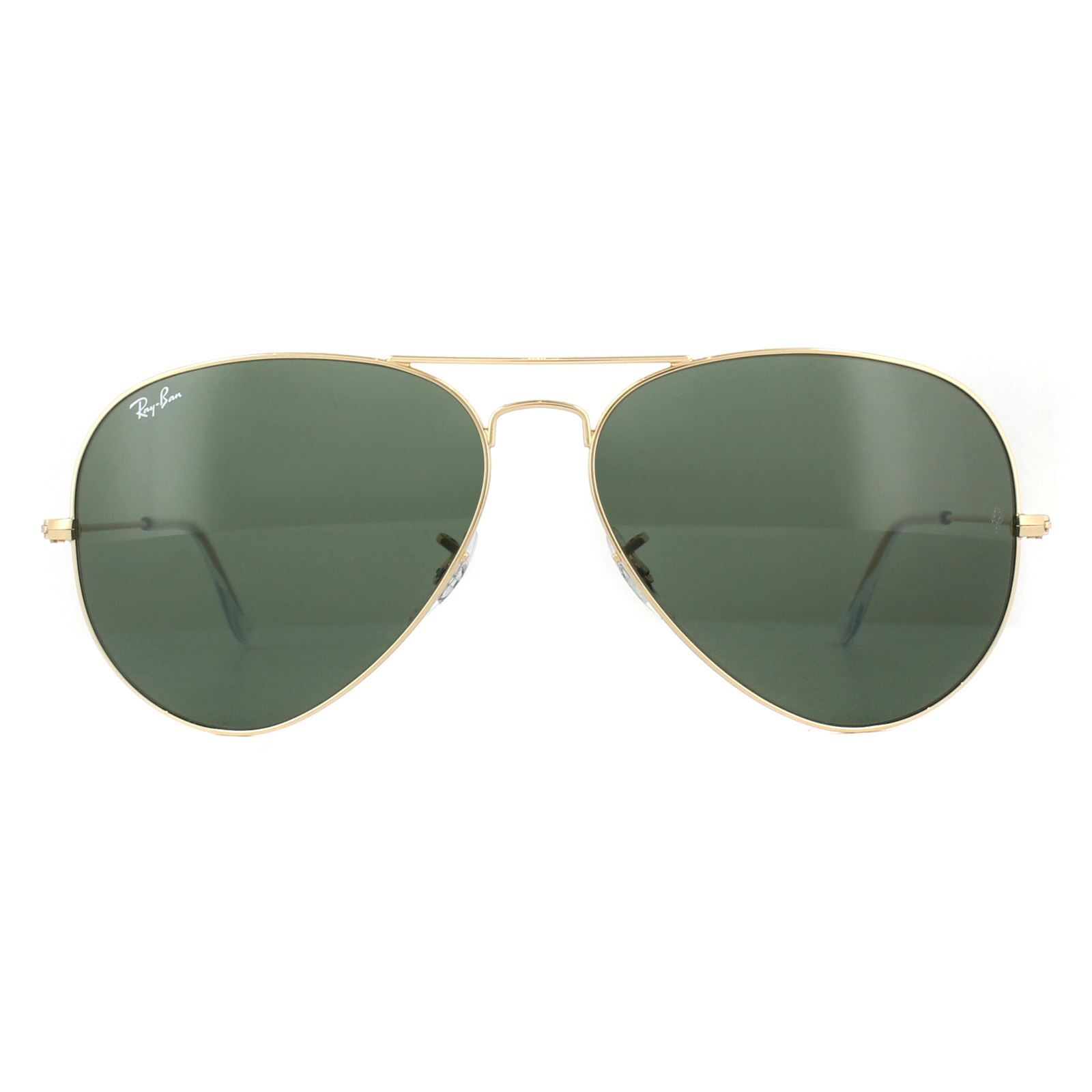 Ray-Ban Aviator Gold Green Sunglasses