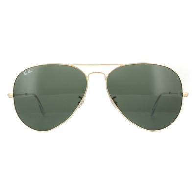 Ray-Ban Aviator Gold Green Sunglasses