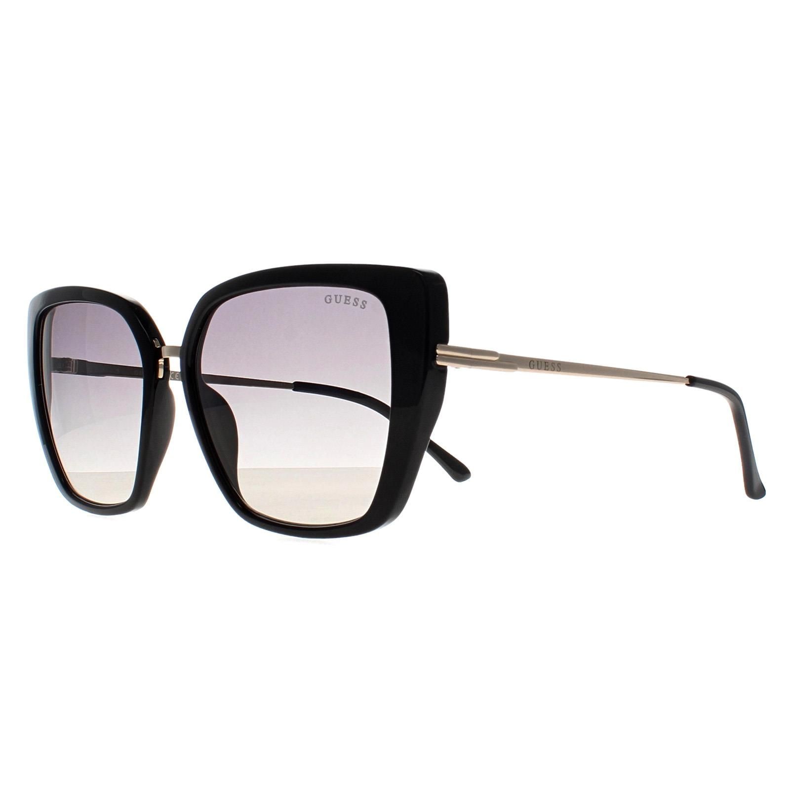 Guess Cat Eye Shiny Black Grey Gradient GF6199 image 2