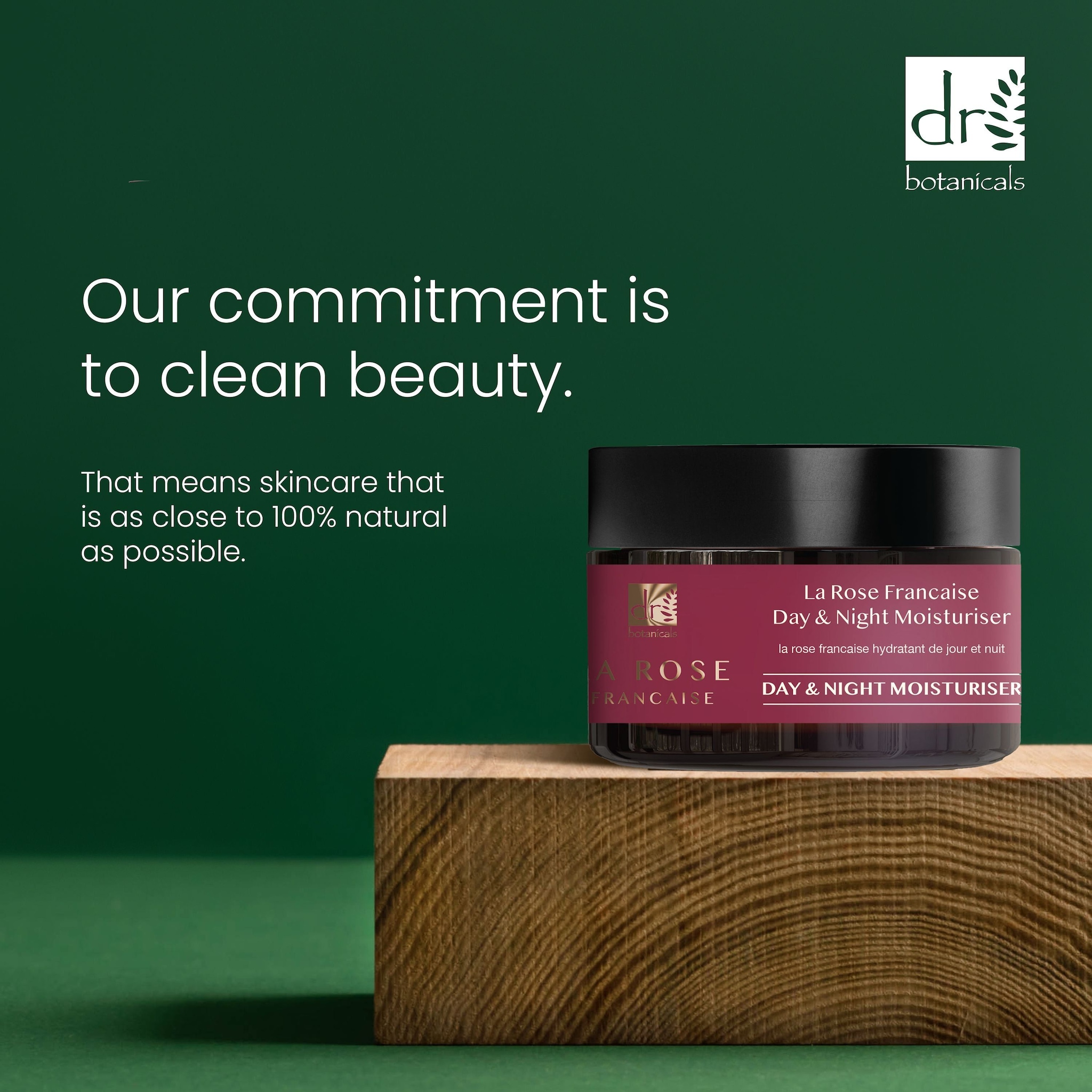 Dr. Botanicals La Rose Française Duo Day & Night Moisturiser 50ml image 2