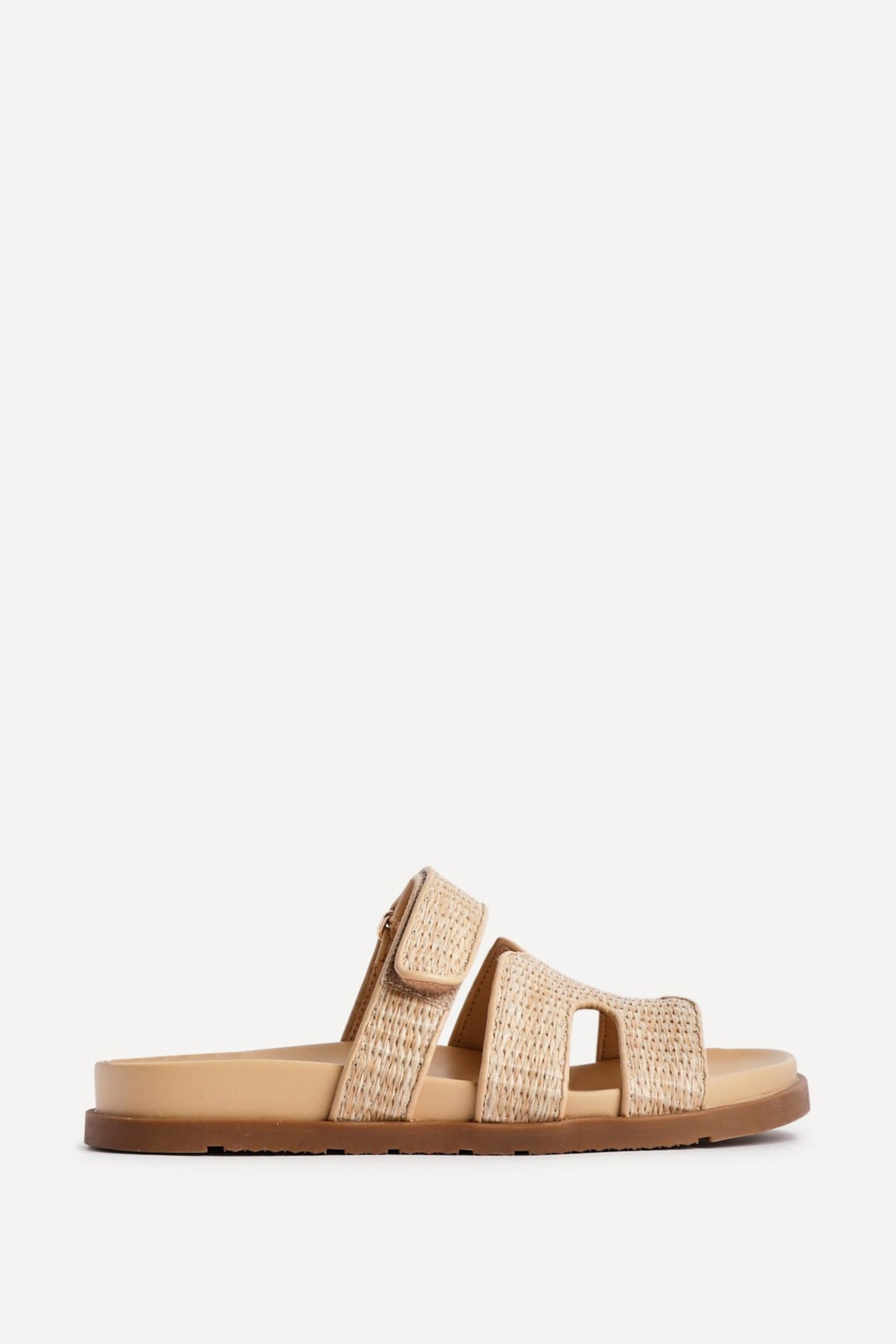 Linzi Avena Natural Flat Sandals image 1