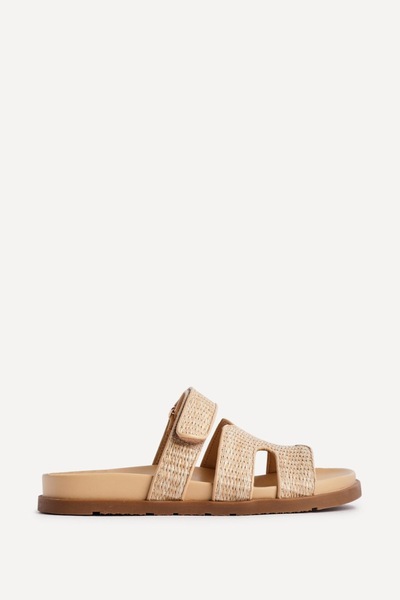 Linzi Avena Natural Flat Sandals