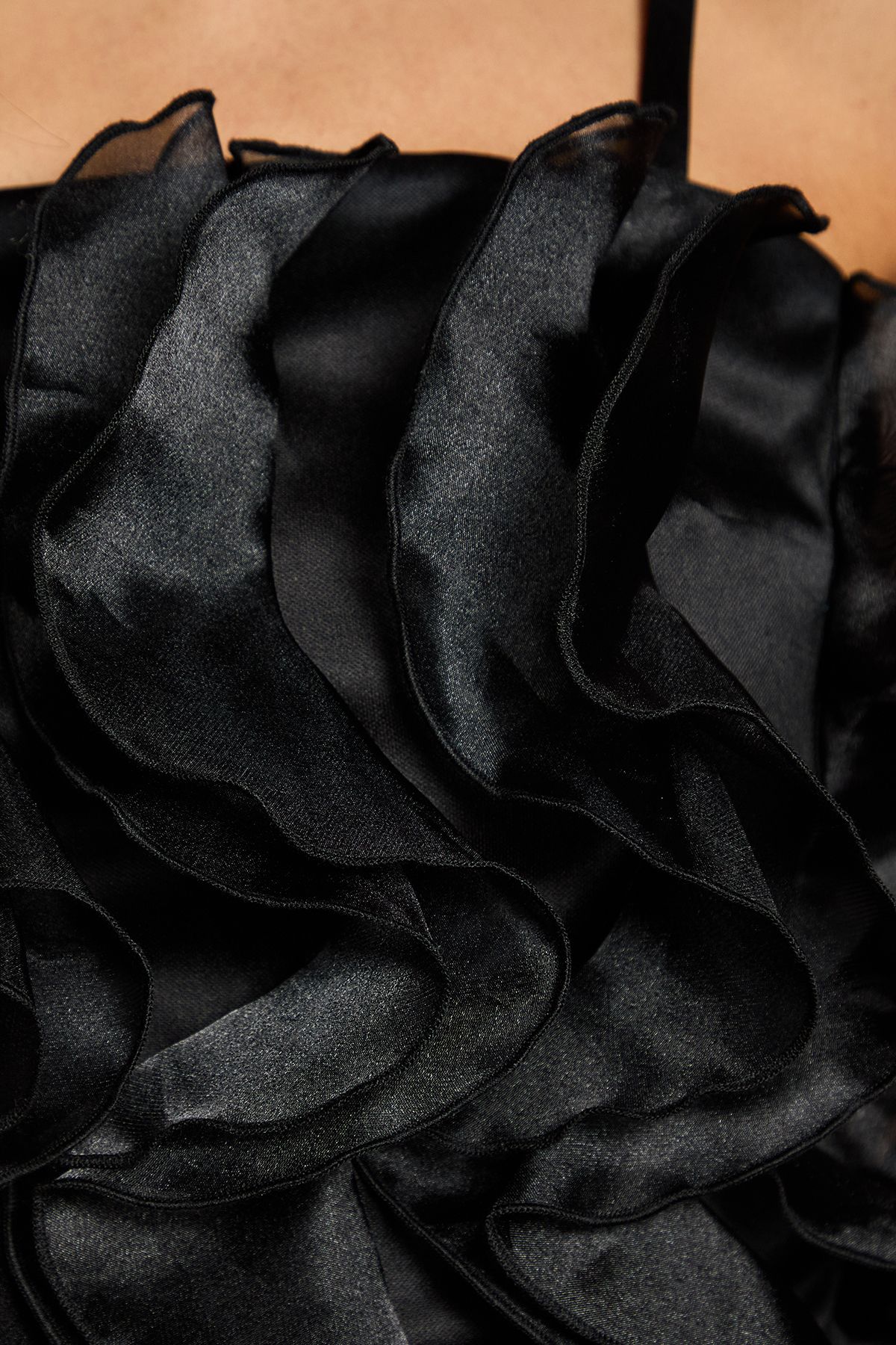 Coast Strapless Frill Cami Black image 5